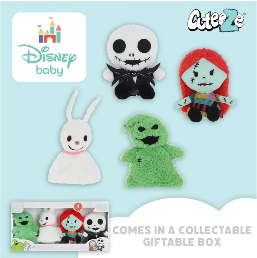 🆕 Disney Baby 🖤 The Nightmare Before Christmas Plush Set - Picture 4 of 6